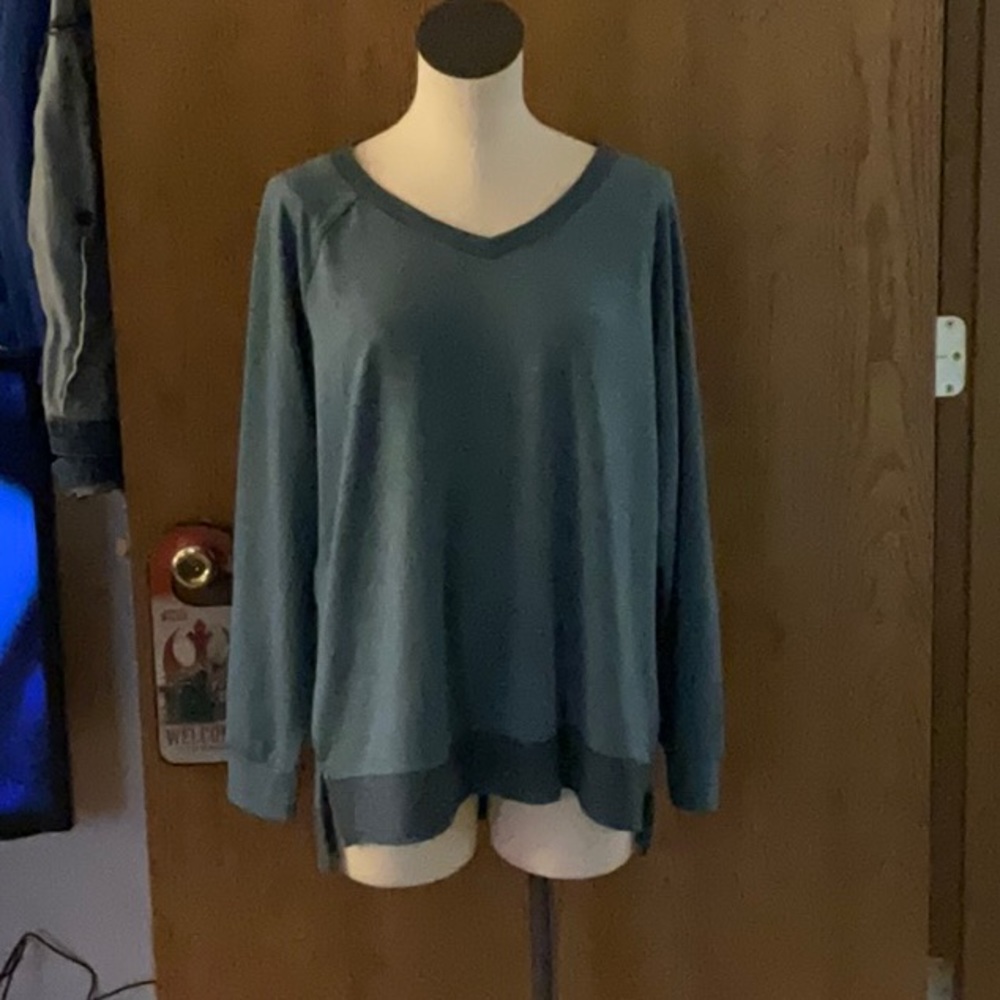 NWT Restyle Christopher & Banks CJ lightweight sweatshirt lounge top size X 14W